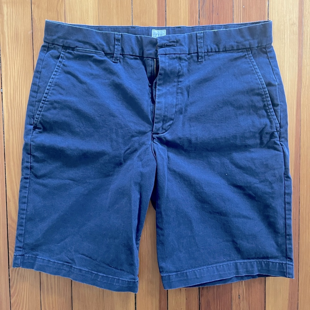 Gap Blue Cotton Shorts, 32 Waist